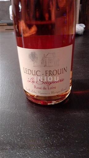 Vinhos Rosé sec La Seigneurie Leduc-Frouin 2022 França Vale do Loire Rosé do Loire AOC