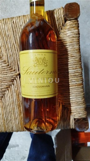 Bordeaux Sauternes Kressmann Grande Réserve 1996