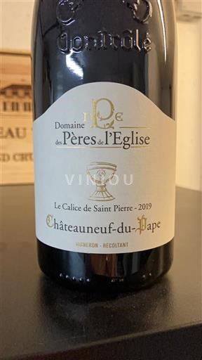 Rhônevallei Châteauneuf-du-Pape Domaine S Pères de l'Eglise Le Calice de Saint Pierre 2019