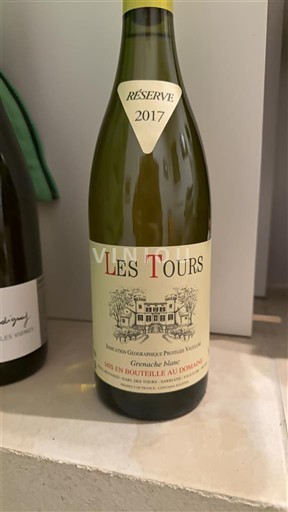 Vine Blanc sec Réserve Les Tours 2017 Frankrig Rhône-dalen Côtes-du-Rhône AOC