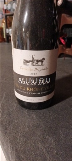 Rhônen laakso Määrittelemätön Cuvée des Brigands 2012