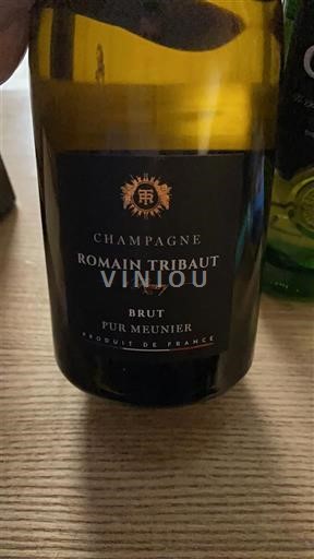Champaña Champán Romain Tribaut Pur Meunier 2024
