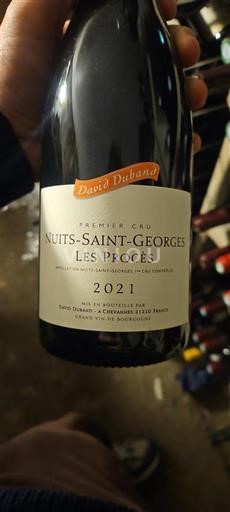 Burgundy Nuits-Saint-Georges Premier Cru David Duband Les Procés 2021