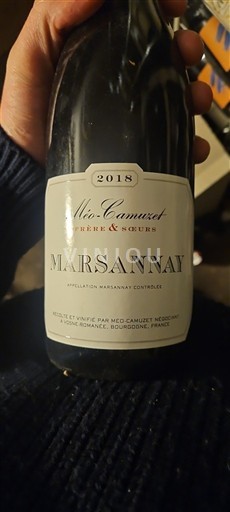 Burgundy Marsannay Mélo-Camuzet 2018