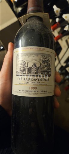 Bordeaux Haut-Médoc Grand Cru Château Cantemerle 1999