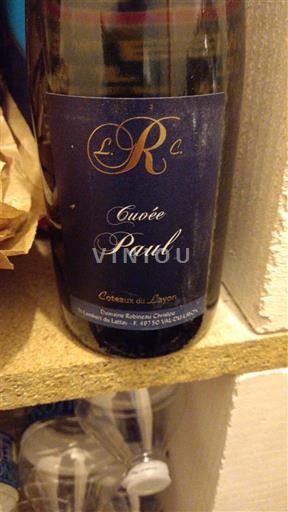 Loiredalen Coteaux-du-Layon Domaine Rabeisen Charles Paul Icke årgångsbetecknad