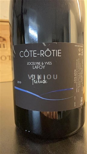 Rhône Valley Côte-Rôtie Jocelyne & Yves Lafoy Prélude 2019
