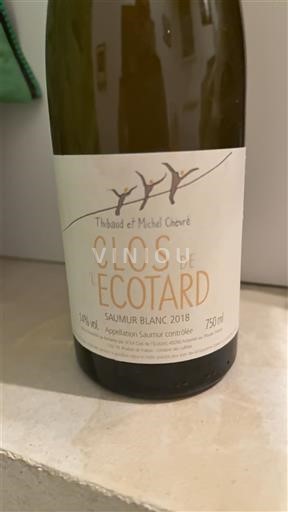 Valle del Loira Saumur Clos de l'Écotard 2018