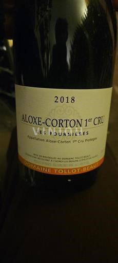 Burgundsko Nespecifikováno Premier Cru Domaine Tollot-Beaut Les Fournières 2018
