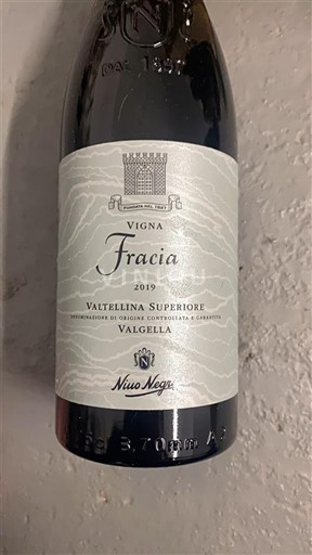 Lombardie Valtellina Superiore Nino Negri Vigna Fracia 2019