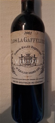 Bordeaux Saint-Émilion Grand Cru Grand Cru Clos La Gaffelière 2001