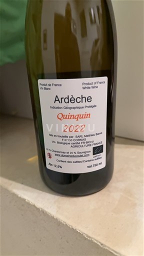 Alps and Rhone Valley Ardèche SARL Mathieu Barret Quinquin 2022