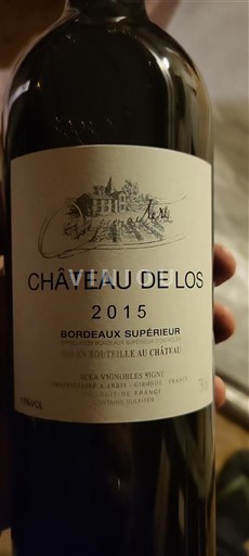 Bordeaux Bordeaux supérieur Château Los 2015