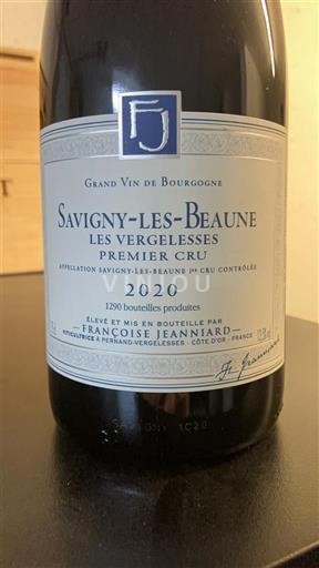Burgundy Savigny-lès-Beaune Premier Cru Françoise Jeanniard Les Vergelesses 2020