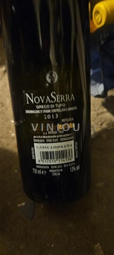 Campania Wines Greco di Tufo Mastroberardino NovaSerra 2013