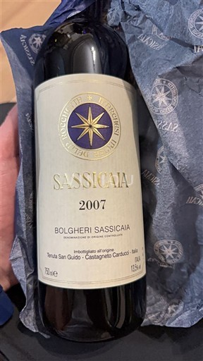 Toscana No especificado Tenuta San Guido Sassicaia 2007