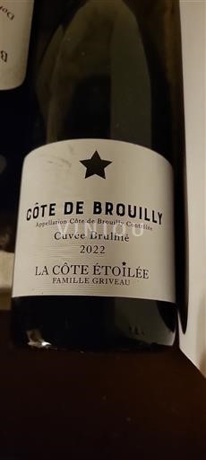 Beaujolais Côte-de-brouilly La Côte Étoilée Brulhié 2022