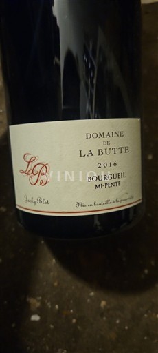 Loiredalen Bourgueil Domaine La Butte Mi-Pente 2016