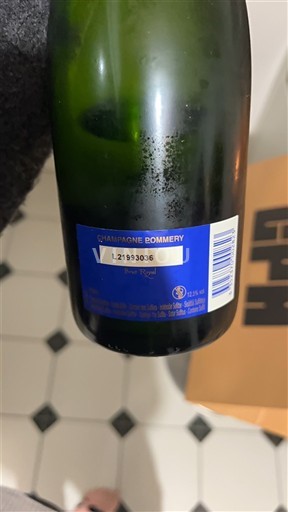 Champaña Champán Bommery Brut Royal Sin añada
