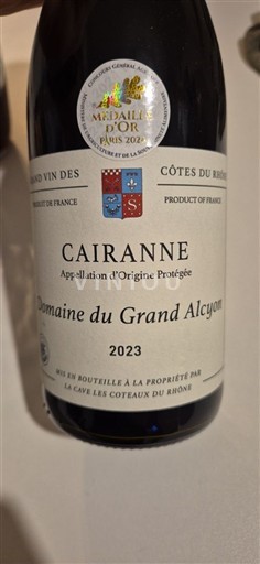 Rona dolina Cairanne Domaine Grand Alcyon 2023