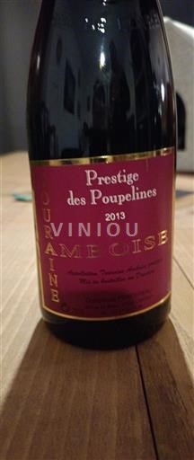 Loiredalen Touraine Prestige des Poupelines 2013