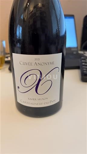 Rhônevallei Châteauneuf-du-Pape Xavier Vignon Anonyme 2021