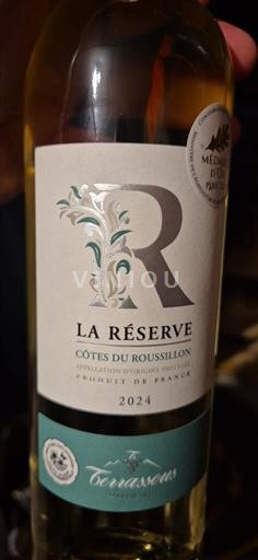 Roussillon Côtes-du-Roussillon Terrassous La Réserve 2024