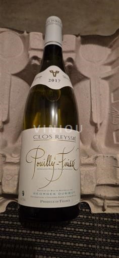 Burgundi Pouilly-fuissé Clos Reyssie 2017