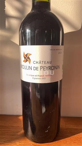 Bordeaux Château Moulin de Peyronin 2020 2021