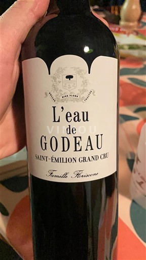 Bordeaux Saint-Émilion Grand Cru Godeau L'eau de Godeau Không niên vụ
