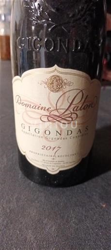 Rona dolina Gigondas Domaine Palon 2017