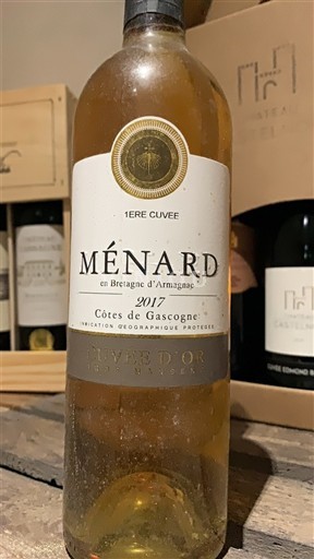 Sydvestfrankrig Côtes de Gascogne Ménard d'Or 1ère 2017