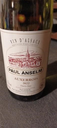 Alsace Paul Anselm 2022