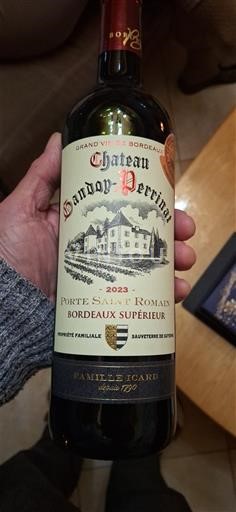 Burdeos Bordeaux superior Château Sanday-Perrin Porte Saint Romain 2023