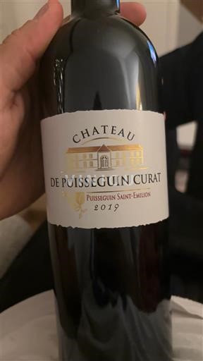Burdeos Puisseguin-saint-émilion Château Puisseguin Curat 2019