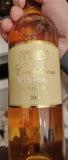 Bordeaux Sauternes Castelnau de Suduiraut 2008