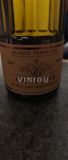 Elzas Alsace Grand Cru Grand Cru Jean Geiler Grand Cru Kaefferkopf 2020