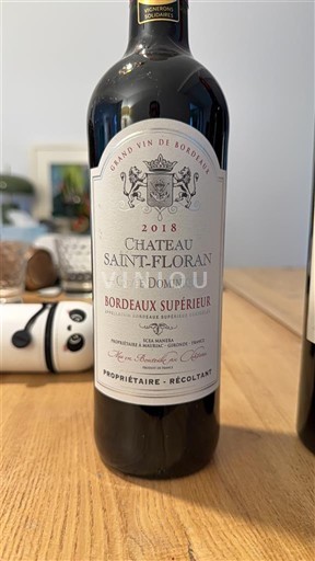 Burdeos Bordeaux superior Château Saint-Floran 2018