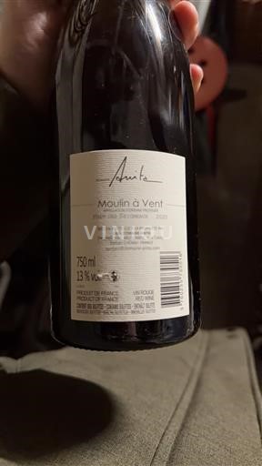 Beaujolais Moulin-à-vent Domaine Anita Haute du Py Bèlair 2020