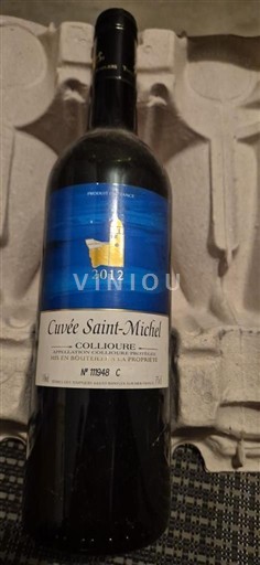 Rosellón Collioure Cave de l'Abbé Rous Saint-Michel 2012