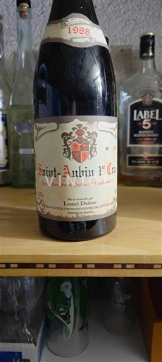 Burgund Saint-Aubin Premier Cru Lionel Dufour 1988