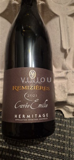 Rhône Valley Hermitage Domaine S Remizières Emilie 2021