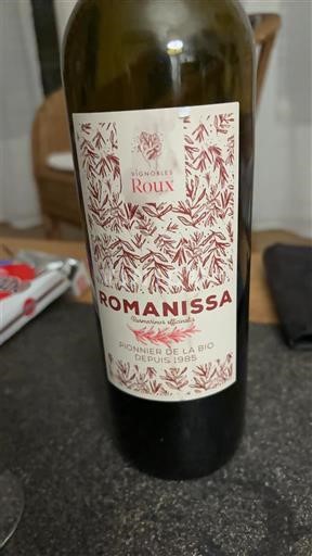 Roussillon Côtes du Roussillon Vignobles Roux Romanissa Non-Vintage