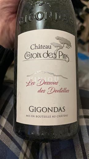 Rona dolina Gigondas Château La Croix des Pins Les Dessous des Dentelles 2018