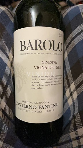 Piedmont Barolo Conterno Fantino Ginestra Vigna del Gris 2019