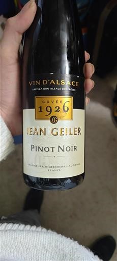 Alsace Jean Geiler 1926 Non-Vintage