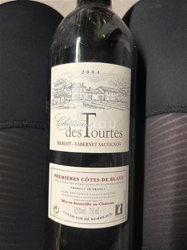 Bordeaux Ni doloceno Château S Tourtes 2004
