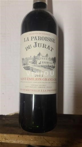Bordeaux Saint-Émilion Grand Cru Grand Cru Château Le Jurat La Paroisse du Jurat 2015