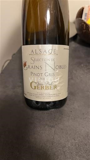 Elsass Sélection de Grains Nobles Jean-Paul Gerber Sélection de Grains Nobles Pinot Gris 2011