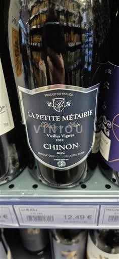 Loiredalen Chinon La Petite Métairie Vieilles Vignes 2022